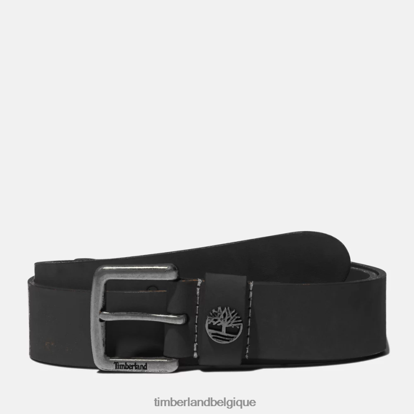 ceinture de maintien à logo arbre Hommes Timberland 2042VP741 accessoires noir