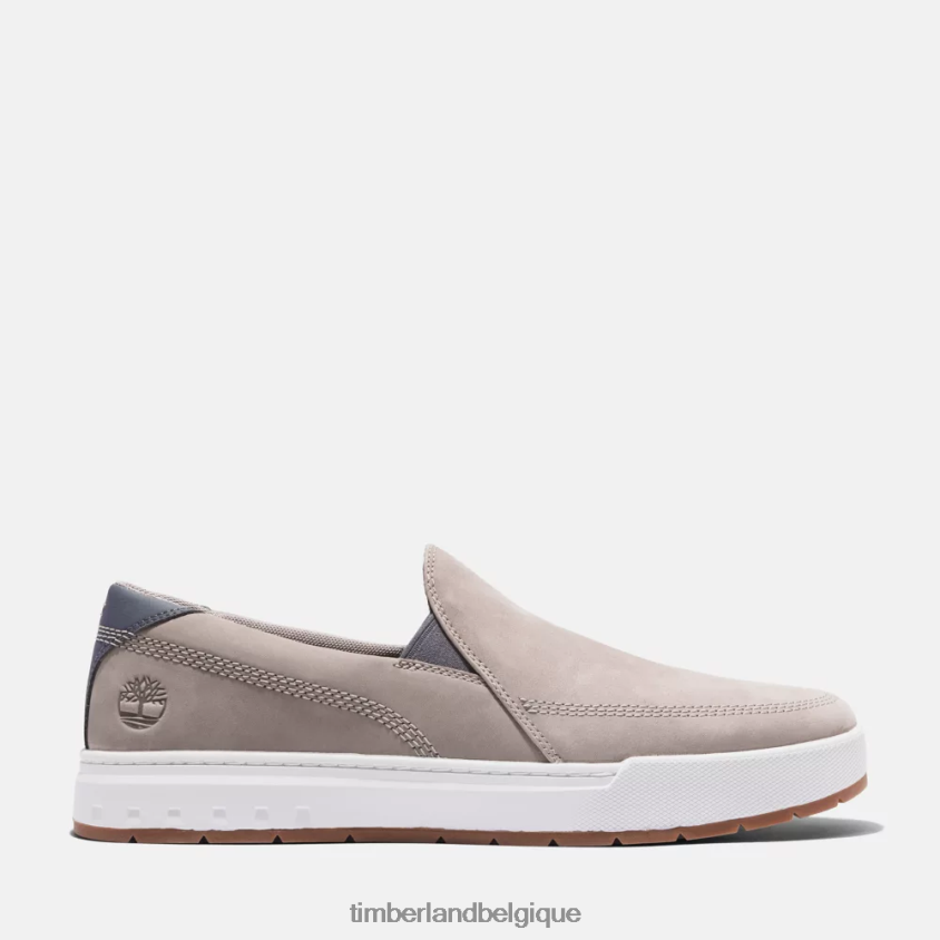 chaussures à enfiler maple grove Hommes Timberland 2042VP119 chaussure nubuck gris