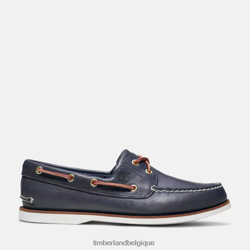 chaussures bateau classiques à deux œillets Hommes Timberland 2042VP136 chaussure bleu