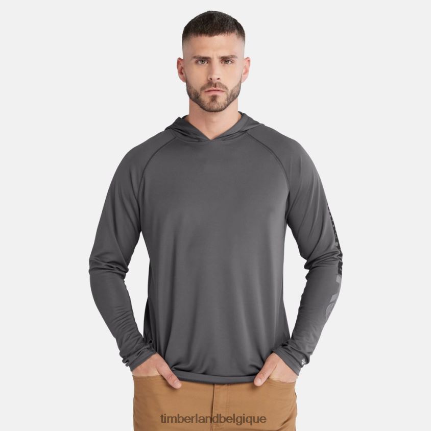 bon sweat à capuche Hommes Timberland PRO 2042VP256 vêtements asphalte